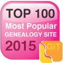 top 100 genealogy website 2015